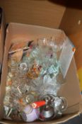 Large Box of Glassware etc.