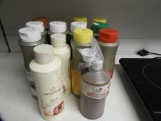 *Twelve Bottles of Ice Cream Toppings