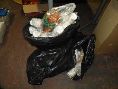 *Three Bags Containing Paper Ice Cream Tubs and a