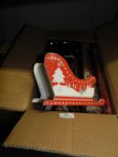 *Box Containing Assorted Christmas and Festive Dec