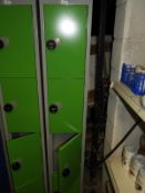 *Set of Four Elite Lockers with Combination Locks