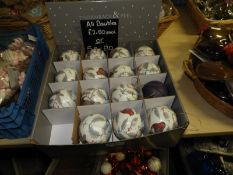 *Box Containing 31 Thornback & Peel Christmas Baub