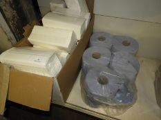 *Assorted Paper Towels and Blue Roll