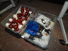 *Two Boxes of Christmas Decorations
