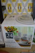 *Mikasa Trellis Dinnerware 24 Pieces