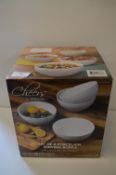 *White Cheers Bowls 4 Piece Set