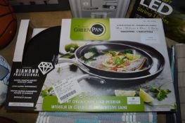 *Greenpan Two Piece Fry Pan Set