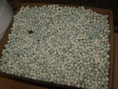 *Box of Mixed White Beads