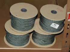 *Box Containing Ten Lace Edge Head Scarves