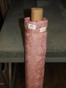 *34m Roll of Pink Self Pattern Fabric