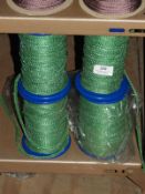 *Box Containing Ten Lace Edge Head Scarves