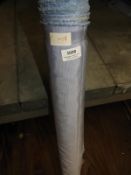*12m Roll of Pale Blue Pattern Fabric