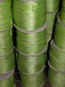 *Four Rolls of Lime Green & Metallic Braid Edging