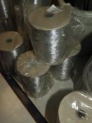 *Three Rolls of Silver Braided Thread