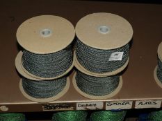 *Box Containing Ten Lace Edge Head Scarves