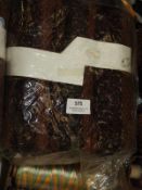 *Six Rolls of Brown Lace Edging