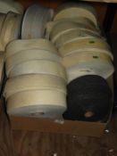 *12 Rolls of Garment Stiffening and Collar Fabric