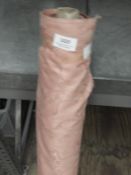 *14m Roll of Pink Self Pattern Fabric