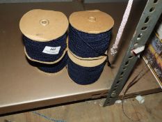 *Box Containing Ten Lace Edge Head Scarves