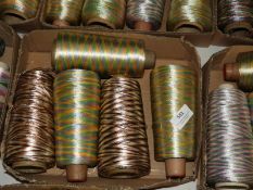 *Five Assorted Cones of Iridescent, Pastel and Mul