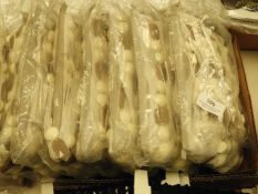 *Six Cards of Lace and Bead Edging