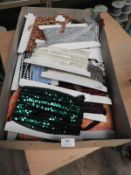 *Box Containing 20 Cards of Assorted Sequin and La
