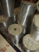 *Three Rolls of Silver Braided Thread
