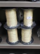 *Four Rolls of Yellow Braided Threads