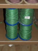 *Box Containing Ten Lace Edge Head Scarves