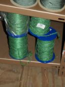 *Box Containing Ten Lace Edge Head Scarves