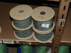 *Box Containing Ten Lace Edge Head Scarves