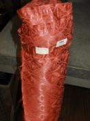 *35m Roll of Red Self Pattern Fabric