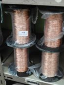 *Four Rolls of Copper Coloured Braided Thread