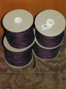 *Four Rolls of Braided Edging