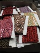 *Box Containing 20 Cards of Assorted Sequin and La