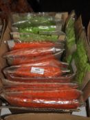 *Fifteen Cards of Orange and Green Braid Edging