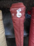 *13m Roll of Red Self Pattern Fabric