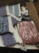 *Box Containing 20 Cards of Assorted Sequin and La