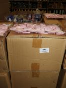 *Four Boxes of 12 Beaded Pink Heart Decorations