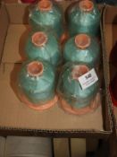 *Six Rolls of Mint Green Sewing Thread