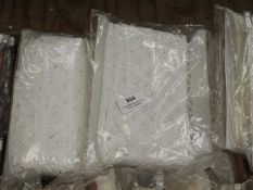 *Five Cards of White Lace Edging