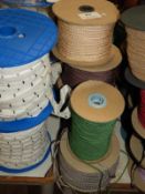 *Seventeen Rolls of Assorted Braid Edging and Thre