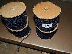 *Box Containing Ten Lace Edge Head Scarves