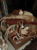 *Box Containing Mixed Curtain Tie Backs