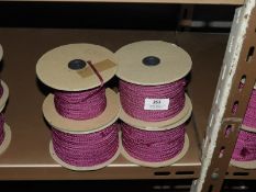 *Box Containing Ten Lace Edge Head Scarves