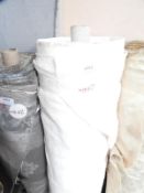 *27m Roll of Cream Upholstery Cloth