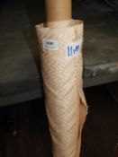 *11m Roll of Pale Peach Pattern Fabric