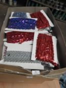 *Box Containing 20 Cards of Assorted Sequin and La