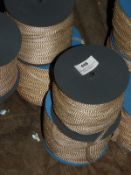 *Four Rolls of Beige Braided Edging