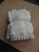 *Box Containing Ten Lace Edge Head Scarves